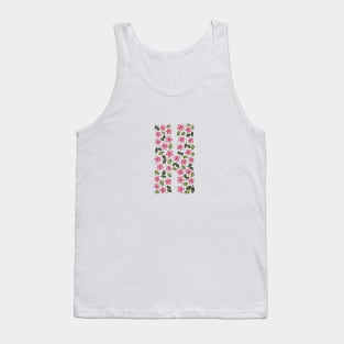 Floral Monogram Letter H Tank Top